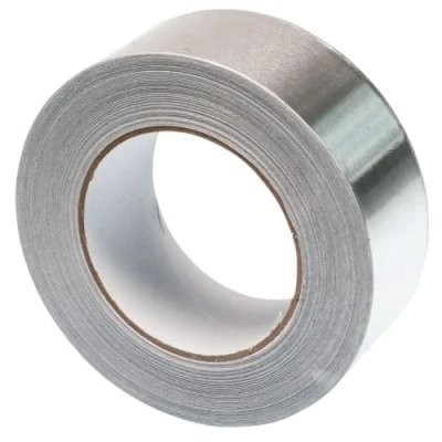 Abbildung von Aluminium Klebeband, 48 mm x 50 m, selbstklebendes Alu silber, Wasser und hitzebeständig Band zum Versiegeln, Reparieren Isolieren, 1 Rolle von Gocableties