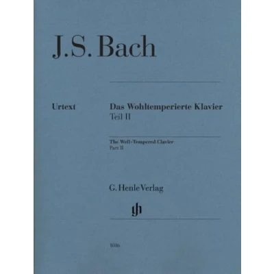 Abbildung von Das Wohltemperierte Klavier Teil II BWV 870 893 ohne Fingersätze: Instrumentation: Piano solo (G. Henle Urtext Ausgabe)
