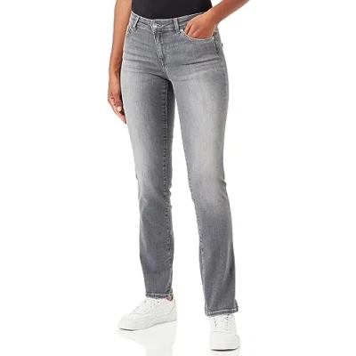 Abbildung von VERO MODA Damen VMDAF MR Straight DO202 NOOS Jeans, Medium Grey Denim, 28/30