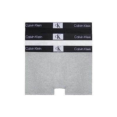 Abbildung von Calvin Klein Underwear 3 PACK Boxerbriefs, Herren, Größe: XS, Black/white/grey heather