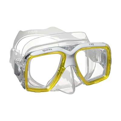 Abbildung von Mares Ray, Maske Erwachsene Unisex, Gelb Trasparent/Trasparent