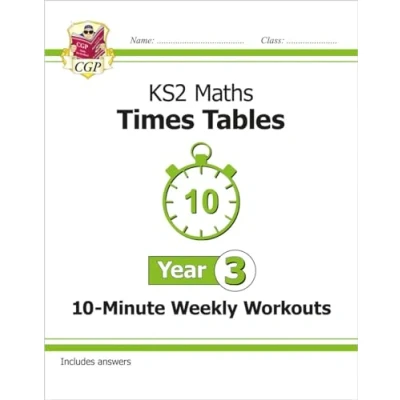 Abbildung von KS2 Year 3 Maths Times Tables 10 Minute Weekly Workouts (CGP Maths)