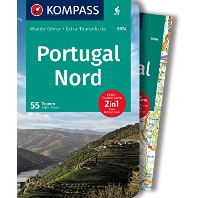Abbildung von KOMPASS Wanderführer Portugal Nord, 55 Touren mit Extra Tourenkarte: GPS Daten zum Download