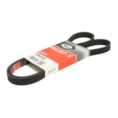 Abbildung von GATES Micro V 5PK1368 Keilrippenriemen 1368 5 Polyester, EPDM (Ethylen Propylen Dien Kautschuk) OPEL: Meriva A, Corsa C Hatchback