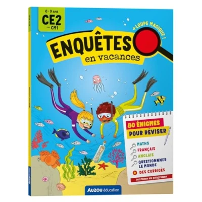 Abbildung von ENQUÊTES EN VACANCES DU CE2 AU CM1 CAHIER DE 2025: Avec une loupe magique