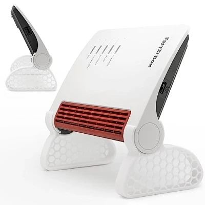 Abbildung von Ständer passend für AVM FritzBox 7590 AX Tischständer Router Halter Standfuß Belüftung Fuß Standfüße Aufsteller