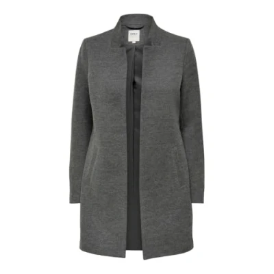 Abbildung von ONLY Damen ONLSOHO Linea L/S Coatigan CC PNT RP Blazer 15304271,Medium Grey Melange/Detail:Melange,S