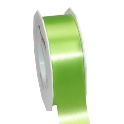 Abbildung von C.E. PATTBERG Geschenkband apfelgrün, 91 Meter Ringelband 40 mm zum Basteln, Dekorieren &amp; Verpacken von Geschenken zu jedem Anlass