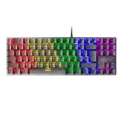 Abbildung von Mars Gaming MK80 Schwarz, Mechanische Tastatur TKL FRGB, Antighosting, Switch Mechanischer Rot, US Sprache