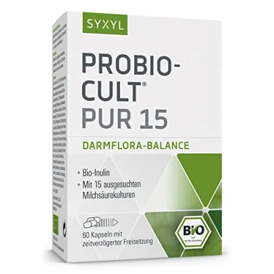 Abbildung von SYXYL ProBio Cult Pur 15 / Bio Synbiotikum mit Milchsäurebakterien &amp; Inulin in Qualität, 60 Kapseln