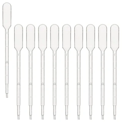 Abbildung von stonylab 1 ml Pipetten Tropfen, Pipette Droppers Abgestufte Kunststoff Transferpipetten für Ätherische Öle, Klar und Einweg, (100 Stück, ml)