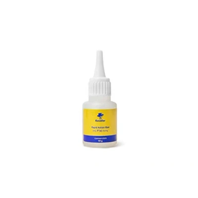 Abbildung von Kavalier Rapid Action Glue Sekundenkleber extra starker &amp; flexibler Superkleber stoß wasserresistenter für z. B. Gummi, Leder, Holz 1 x 50g