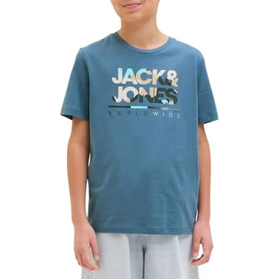 Abbildung von Jack &amp; Jones Junior Jjluke TEE CREW NECK JNR Tshirt print für Kinder, Größe: 164, Oceanview