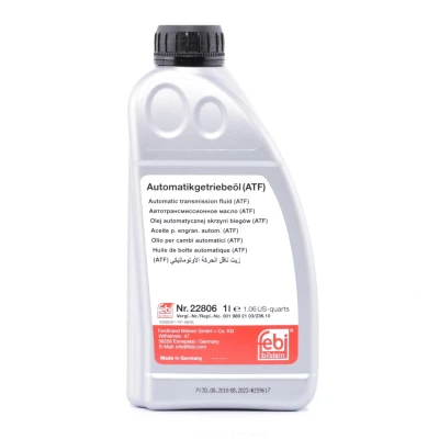 Abbildung von FEBI BILSTEIN 22806 Automatikgetriebeöl ATF III 1 Rot FORD: Transit Mk6 Platform / Chassis, MONDEO 4 Turnier, Galaxy Mk3 MPV, AUDI: A4 B8 Avant