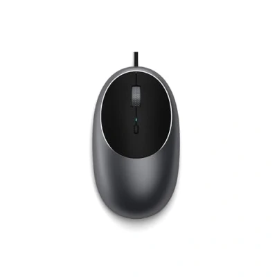 Abbildung von Satechi C1 USB C Kabelgebundene Maus Space Grey ST AWUCMM