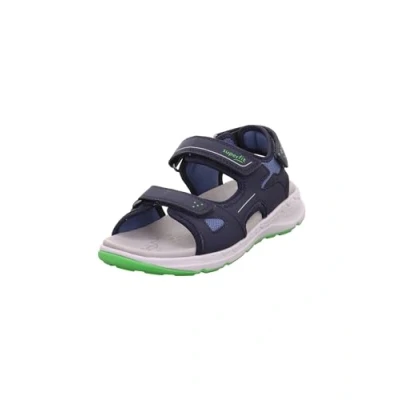 Abbildung von Superfit Jungen Criss Cross Sandale, Blau Grün 8000, 31 EU