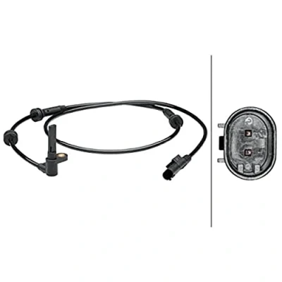 Abbildung von HELLA 6PU 012 679 131 ABS Sensor Vorderachse aktiver 2 FIAT: Punto II Hatchback