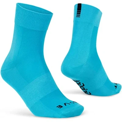 Abbildung von GripGrab Lightweight SL Performance Sommer Radsport Socken 1er und 3er Pack Eyecatching 2 Längen Radsocken Lang Kurz
