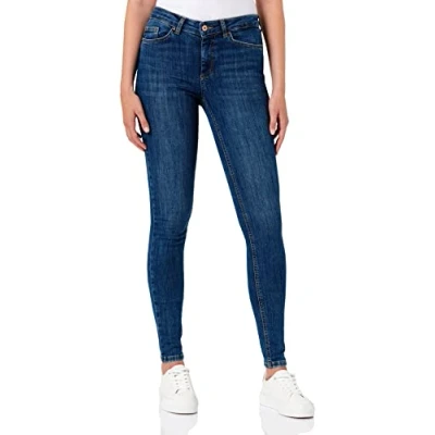Abbildung von Pieces Pcdelly Jeans Skinny Fit, Damen, Größe: Sx32, Medium blue denim