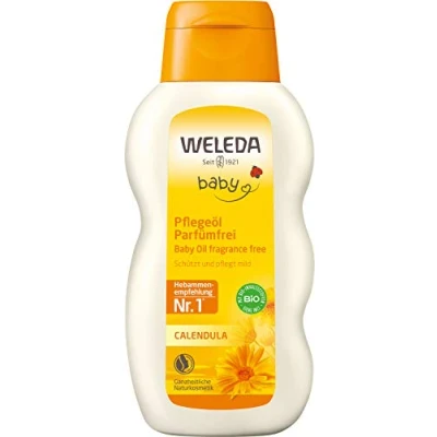 Abbildung von Weleda Calendula BABY OIL Körperöl, Damen, Größe: 200 ml,