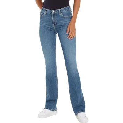 Abbildung von Tommy Hilfiger Jeans Bootcut, Damen, Größe: 34x30, Blue denim