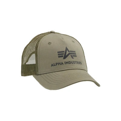 Abbildung von Alpha Industries Basic Trucker Unisex Cap, Größe: One Size, Dark green