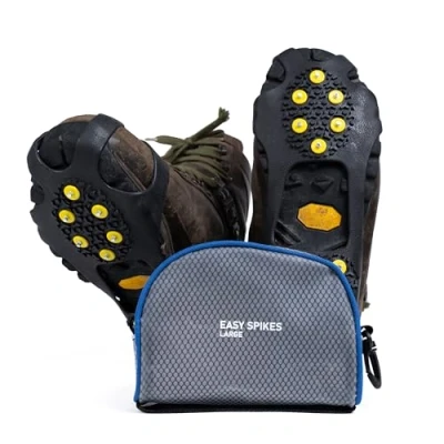 Abbildung von Alpin Loacker Eisspikes für Schnee, Schhukrallen und Antirutsch Spikes, Eiskrallen Wanderschuhe &amp; Schuhspikes