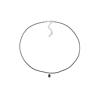 Abbildung von Elli Choker DROP Halskette, Damen, Größe: 36, Silber
