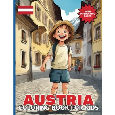 Abbildung von Austria Coloring Book For Kids: With Interesting Facts