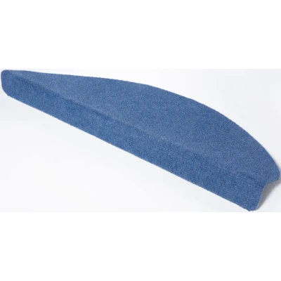 Abbildung von andiamo Stufenmatte Paris Treppenstufen Matten selbstklebend Treppenteppich 15er Set Stufenmatten innen als Schutz für die Treppe vor Kratzern und Abnutzung 23 x 65 cm blau