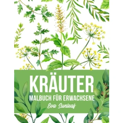 Abbildung von Malbuch für Erwachsene: Kräuter Anti Stress Geschenke Entspannung Geschenk Frauen
