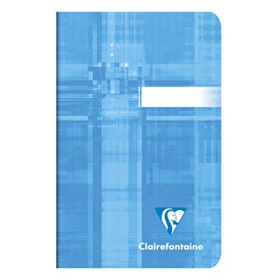 Abbildung von Clairefontaine 63596C Packung mit 10 Heften, 9 x 14 cm, liniert, 90 g, 48 Blatt, farbig sortiert, 1 Pack