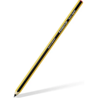 Abbildung von Staedtler Noris digital classic 180 22,EMR Stylus,Eingabestift für digitales Schreiben und Zeichnen auf EMR Touchscreens (Klassische Sechskant Form,4.096 Druckstufen, feine 0.7 mm Spitze),gelb/schwarz