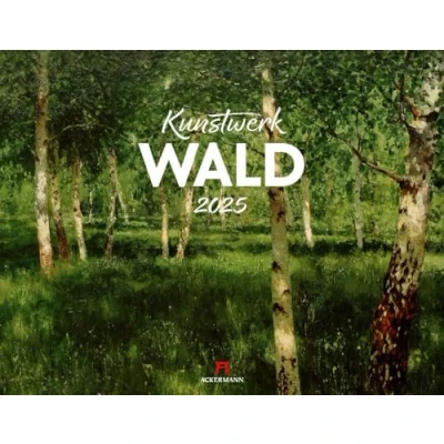 Abbildung von Kunstwerk Wald Kalender 2025, Wandkalender im Querformat (54 x42 cm) Kunstkalender Impressionismus Expressionimus