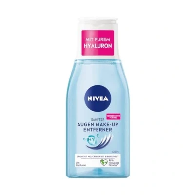 Abbildung von NIVEA Sanfter Augen Make up Entferner (125 ml), nicht fettender mit Provitamin B5, zum Abschminken von Mascara und