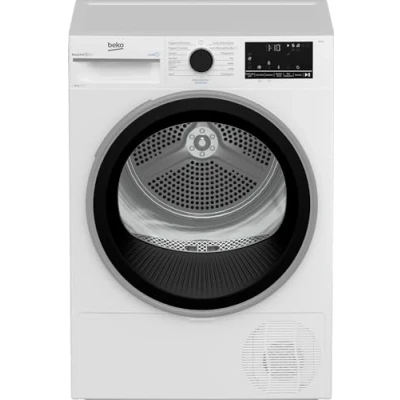 Abbildung von Beko B3T442491 Wärmepumpentrockner 10 kg, SteamCure Dampffunktion, Allergikergeeignet, Aquawave Schontrommel, Hygiene Trocknen &amp; Auffrischen, 15 Programme, Weiß