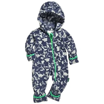 Abbildung von Playshoes Unisex Kinder Fleece Overall Jumpsuit, Sterne, 80