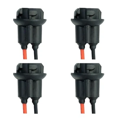 Abbildung von L &amp; P Car Design 4x T10 W5W Fassung Stecker Lampenfassung Standlicht Parklicht Glas Sockel Glassockel Stecksockel W3W WY5W W2,1X9,5D für Lampen Glühlampen Glühbirnen