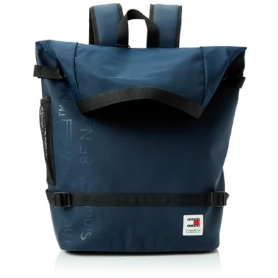 Abbildung von Tommy Jeans Daily Rolltop Backpack Tagesrucksack, Herren, Größe: One Size, Dark night navy
