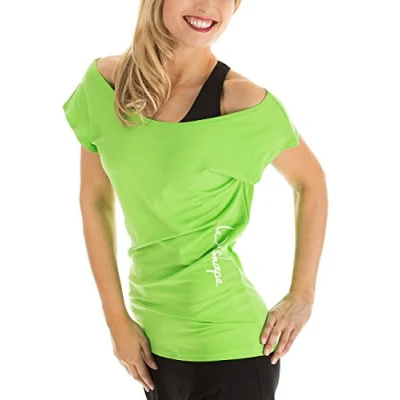 Abbildung von Winshape Damen Dance Shirt WTR12 Freizeit Fitness Workout T, Apfelgrün, XS