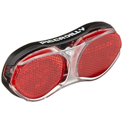 Abbildung von Prophete LED Fahrrad Rücklicht, für Gepäckträger, Rücklicht 50 80 mm Montageweite, kompatibel mit Naben und Seitendynamo, 2 adriger Anschluss