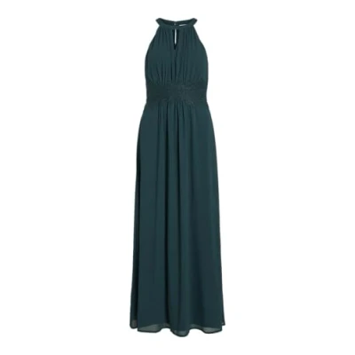 Abbildung von VILA Vimilina Halterneck NOOS Ballkleid, Damen, Größe: 42, Ponderosa pine