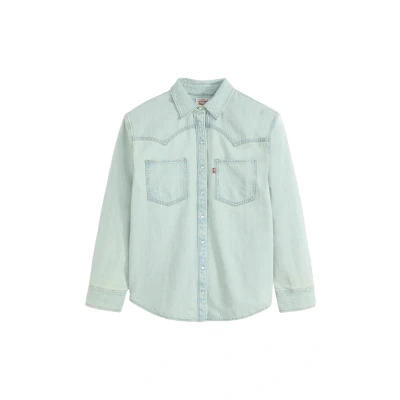 Abbildung von Levi&#039;s Teodora Western Air space Hemdbluse, Damen, Größe: Small,