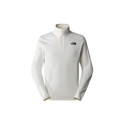 Abbildung von The North Face Glacier 1/4 ZIP Fleecepullover White dunenpf, Herren, Größe: XL, dune npf