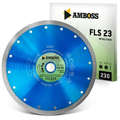Abbildung von Amboss Diamant Trennscheibe FLS/FFS (Ø 230 mm x 2 22.2 mm, FLS 23R Fein, dünn 10mm Diamant)