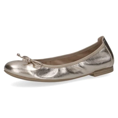 Abbildung von Caprice Klassischer Ballerina, Damen, Größe: 40, Platin metal Schuhe