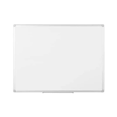 Abbildung von Bi Office Earth Umweltfreundliches Whiteboard, mit Aluminiumrahmen und Stifteablage, Magnettafel, Emaillierte Premiumoberfläche, 120 x 90 cm