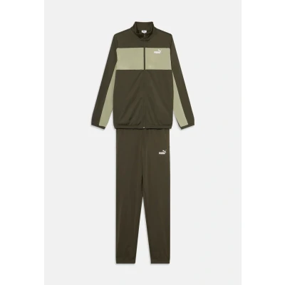 Abbildung von Puma SUIT B Unisex Trainingsanzug für Kinder, Größe: 140, Dark olive
