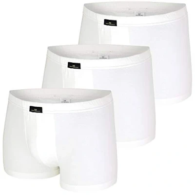 Abbildung von Götzburg® Sparpacks! 3er Pack Pants, Boxershorts, Shorts, Unterhosen, Unterwäsche, schwarz, weiß, Neu (8 / (XXL), weiß)