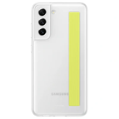Abbildung von Samsung TPU Back Cover Mit Gurt Weiß Galaxy S21 FE